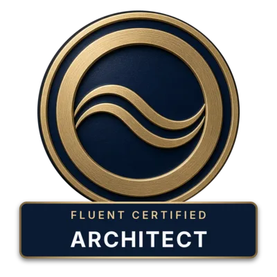 Fluent Certified Architect badge